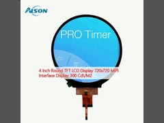 Display LCD TFT rotondo da 4 pollici 720x720 MIPI Interfaccia Display 300 Cd/M2