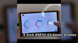 Touchscreen della scheda di sviluppo ESP32 S3 da 5 pollici
