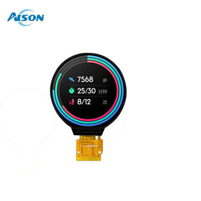 1Display LCD di tipo rotondo da.28 pollici Display a 12 pin Display 240x240 Driver GC9A01 Interfaccia SPI