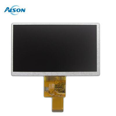 Pannello TFT da 7 pollici 450 cd/m2 40 Pin Pannello 800x480 Con Interfaccia RGB 24 BIT 40Pin