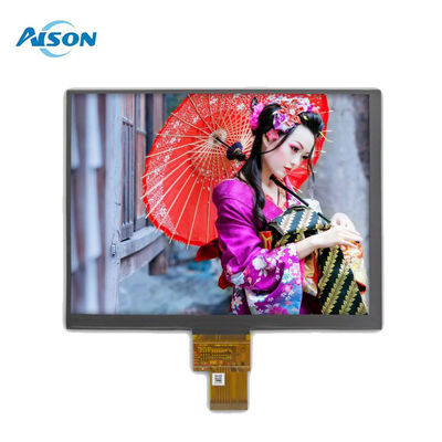 Display LCD TFT da 8 pollici 1024x768 con interfaccia LVDS 1000cd/m2