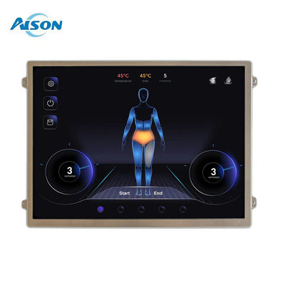 10.4" Modulo di visualizzazione TFT industriale 1024X768 con interfaccia LVDS e supporto ad ampia temperatura