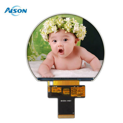 3.54 pollici 800x640 Display TFT rotondo Display TFT SPI 1000 Cd/M2 Con Interfaccia RGB 3SPI+18Bit