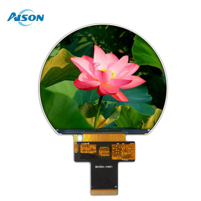 3.54 pollici 800x640 Display TFT rotondo Display TFT SPI 1000 Cd/M2 Con Interfaccia RGB 3SPI+18Bit