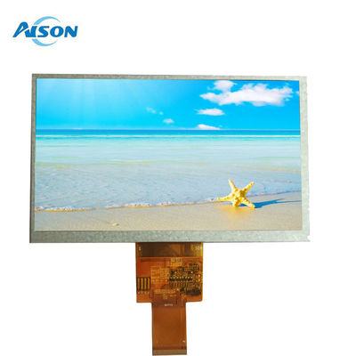 7 pollici 40 pin 800x480 TFT LCD Display Panel 400 Cd/M2 Interfaccia RGB