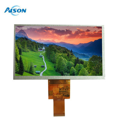 Pannello TFT da 7 pollici 450 cd/m2 40 Pin Pannello 800x480 Con Interfaccia RGB 24 BIT 40Pin