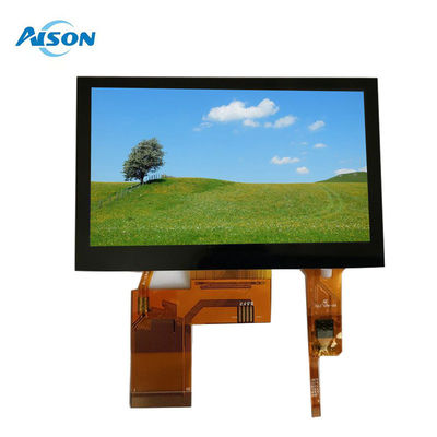 4.3 pollici IPS LCD Modulo 480x272 TFT Touch Screen capacitivo 450 Cd/M2 RGB 24 Bit Interfaccia