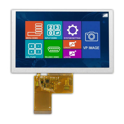 Display TFT personalizzato da 5 pollici ad alta luminosità, display TFT leggibili alla luce solare 2500 cd/m2