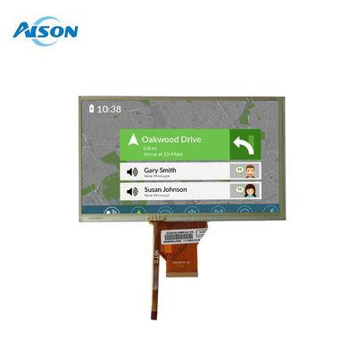 7 pollici TFT Resistive Touch Screen 800X480 Touchscreen Display Module 300 Cd/M2