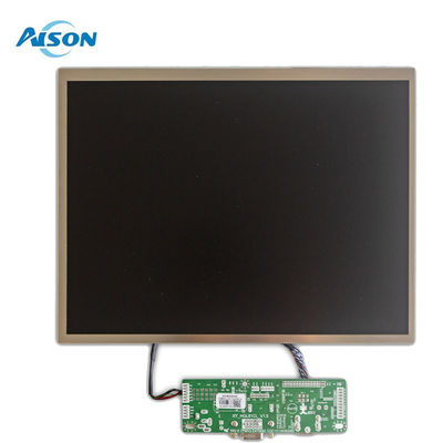 12.1 Pollice Display 900:1 1024x768 Display 650 Cd/M2 Interfaccia LVDS