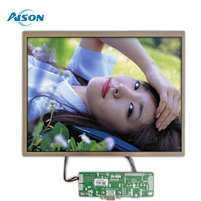 12.1 Pollice Display 900:1 1024x768 Display 650 Cd/M2 Interfaccia LVDS