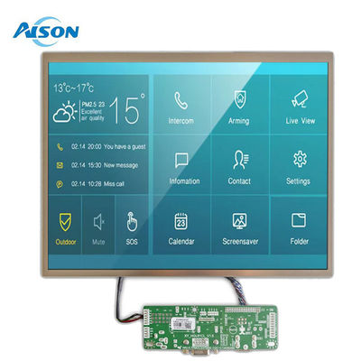 12.1 pollice LVDS TFT Display 1024x768 Risoluzione 650cd/M2 Industrial TFT Display