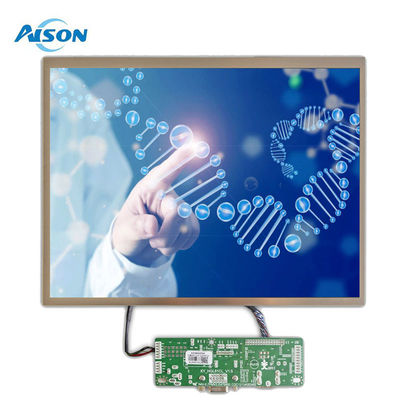 12.1 pollice Industrial TFT Display 1024x768 Display TFT personalizzato 650 Cd/M2 Con Interfaccia LVDS