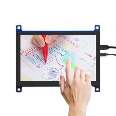 5 pollici HDMI Raspberry Pi Display 800x480 Modulo touchscreen capacitivo 400 Cd/M2