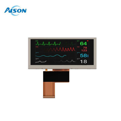 3.9 pollici Display LCD tipo barra 480x128 Display LCD medico Interfaccia SPI/MCU