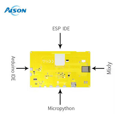 6 pin ESP32 Display Module 5V Touchscreen capacitivi 500mA 8M PSRAM LVGL
