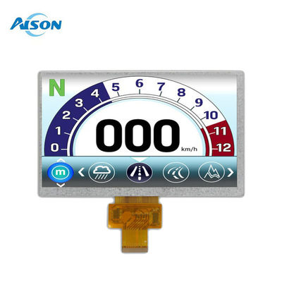 -40 a 95 gradi 7 pollici modulo di visualizzazione LCD personalizzato 40 pin LVDS Interfaccia 500cd/m2