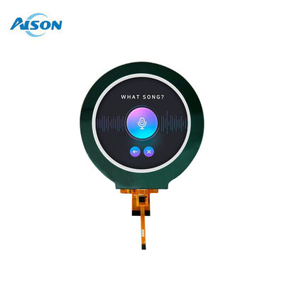 3.4 pollici 800*800 Display LCD TFT circolare Interfaccia MIPI 30 pin per controllo industriale Smart Home