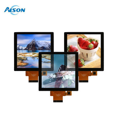 Display TFT quadrato da 4 pollici 480x480 con interfaccia RGB con touch display 300 cd/m2