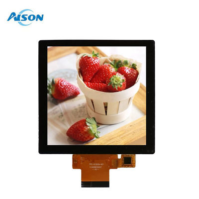 Display TFT quadrato da 4 pollici 480x480 con interfaccia RGB con touch display 300 cd/m2