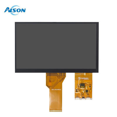 7 pollici 1024x600 LVDS TFT IPS Display Touch Display capacitivo con vetro di copertura personalizzato