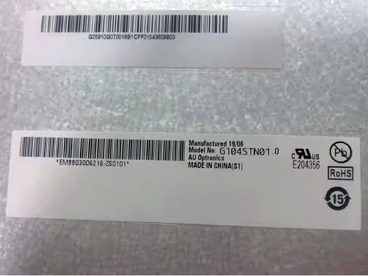 10.4 pollici AUO 800X600 LVDS TFT LCD Display 400cd/m2 per industria
