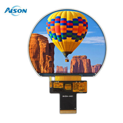 3.54 pollici 800x640 Display TFT rotondo Display TFT SPI 1000 Cd/M2 Con Interfaccia RGB 3SPI+18Bit