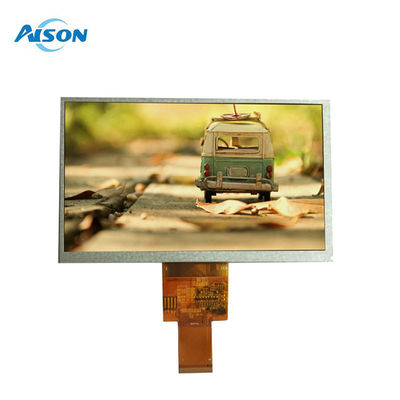 7 pollici 40 pin 800x480 TFT LCD Display Panel 400 Cd/M2 Interfaccia RGB