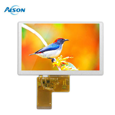 Display LCD TFT da 5 pollici 800x480 Schermo 500 Cd/M2 RGB 24 Bit TN 40 pin