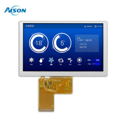 Modulo LCD TFT da 5 pollici 800x480 Display 500 Cd/M2 RGB 24 Bit 40pin ILI6137 E ILI5960 Driver IC