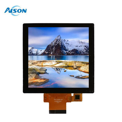 Display TFT quadrato da 4 pollici 480x480 con interfaccia RGB con touch display 300 cd/m2