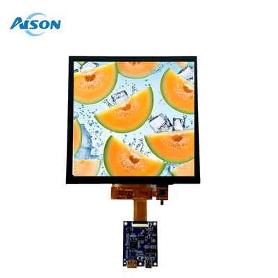 7.6 pollici 800*800 quadrato TFT LCD Display Screen con touch screen capacitivo per Raspberry Pi 5
